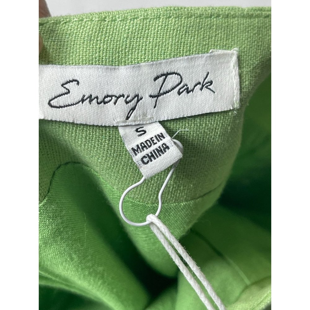 NWT Emory Park Lime Green Wrap Skirt Size S - Picture 5 of 6